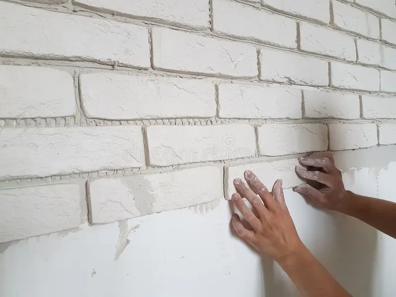 Укладка гипсовой плитки